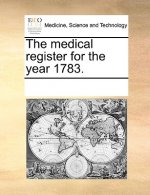 Medical Register for the Year 1783.