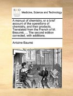 Manual of Chemistry, or a Brief Account of the Operations of Chemistry, and Their Products. Translated from the French of M. Beaum, ... the Second Edi