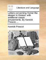 Letters Concerning Homer the Sleeper in Horace