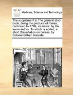 Supplement to the General Stud-Book, Being the Produce of Mares, Continued to 1799, Inclusive