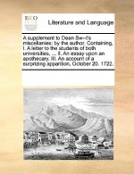 Supplement to Dean Sw--t's Miscellanies