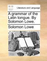 A grammar of the Latin tongue. By Solomon Lowe.