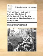 Battle of Hastings, a Tragedy. by Richard Cumberland, Esq; As It Is Acted at the Theatre-Royal in Drury-Lane.