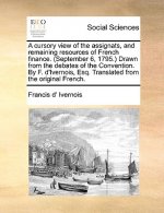 Cursory View of the Assignats, and Remaining Resources of French Finance. (September 6, 1795. Drawn from the Debates of the Convention. by F. D'Iverno