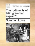 Rudiments of Latin Grammar Explain'd.