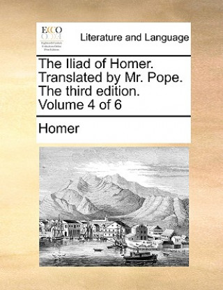 Iliad of Homer. Translated by Mr. Pope. the Third Edition. Volume 4 of 6