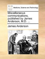Miscellaneous Communications, Published by James Anderson, M.D. ...