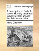 Description of Bath. a Poem. Humbly Inscribed to Her Royal Highness the Princess Amelia.