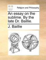 Essay on the Sublime. by the Late Dr. Baillie.