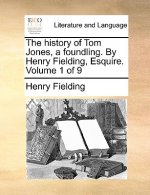 History of Tom Jones, a Foundling. by Henry Fielding, Esquire. Volume 1 of 9