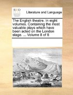 English Theatre. in Eight Volumes. Containing the Most Valuable Plays Which Have Been Acted on the London Stage. ... Volume 8 of 8