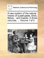 New System of the Natural History of Quadrupeds, Birds, Fishes, - And Insects. in Three Volumes. ... Volume 1 of 3