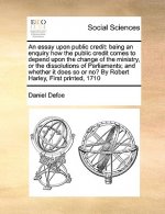 Essay Upon Public Credit