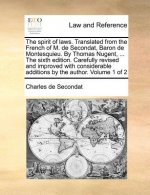 Spirit of Laws. Translated from the French of M. de Secondat, Baron de Montesquieu. by Thomas Nugent, ... the Sixth Edition. Carefully Revised and Imp