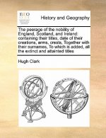 Peerage of the Nobility of England, Scotland, and Ireland
