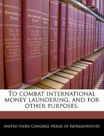 To combat international money laundering, and for other purposes.