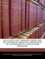 NO CHILD LEFT BEHIND: HOW CAN WE INCREASE PARENTAL AWARENESS OF SUPPLEMENTAL EDUCATION SERVICES?