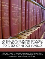 AFTER BLACKSTONE: SHOULD SMALL INVESTORS BE EXPOSED TO RISKS OF HEDGE FUNDS?