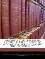 MINORITY ENTREPRENEURSHIP: ASSESSING THE EFFECTIVENESS OF SBA'S PROGRAMS FOR THE MINORITY BUSINESS COMMUNITY