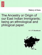 Ancestry or Origin of Our East Indian Immigrants; Being an Ethnological and Philogical Paper.