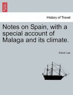 Notes on Spain, with a Special Account of Malaga and Its Climate.
