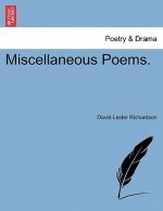 Miscellaneous Poems.