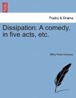 Dissipation. a Comedy, in Five Acts, Etc.