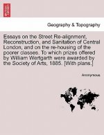 Essays on the Street Re-Alignment, Reconstruction, and Sanitation of Central London, and on the Re-Housing of the Poorer Classes. to Which Prizes Offe