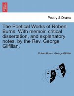 Poetical Works of Robert Burns. with Memoir, Critical Dissertation, and Explanatory Notes, by the REV. George Gilfillan.
