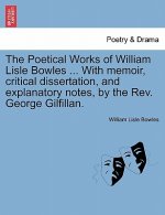 Poetical Works of William Lisle Bowles ... with Memoir, Critical Dissertation, and Explanatory Notes, by the REV. George Gilfillan. Vol. II
