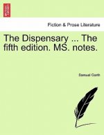Dispensary ... the Fifth Edition. Ms. Notes.