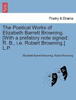 Poetical Works of Elizabeth Barrett Browning. [With a Prefatory Note Signed