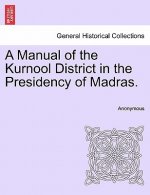Manual of the Kurnool District in the Presidency of Madras.