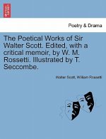 Poetical Works of Sir Walter Scott. Edited, with a Critical Memoir, by W. M. Rossetti. Illustrated by T. Seccombe.