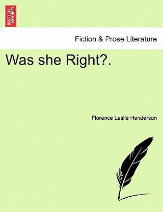 Was She Right?.