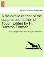 Fac-Simile Reprint of the Suppressed Edition of 1806. [Edited by H. Buxston Forman.]