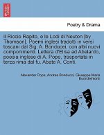 Riccio Rapito, E Le Lodi Di Neuton [By Thomson]. Poemi Inglesi Tradotti in Versi Toscani Dal Sig. A. Bonducei, Con Altri Nuovi Componimenti. Lettera D