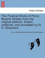 Poetical Works of Percy Bysshe Shelley from the original editions. Edited, prefaced, and annotated by R. H. Shepherd. Large paper edition. Vol. I.