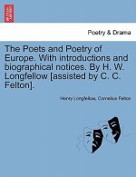 Poets and Poetry of Europe. With introductions and biographical notices. By H. W. Longfellow [assisted by C. C. Felton].