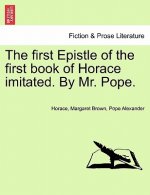 First Epistle of the First Book of Horace Imitated. by Mr. Pope.