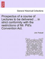 Prospectus of a Course of Lectures to Be Delivered ... in Strict Conformity with the Restrictions of Mr. Pitt's Convention Act.