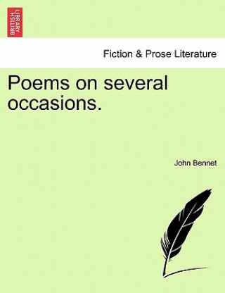 Poems on Several Occasions.