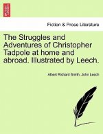 Struggles and Adventures of Christopher Tadpole at Home and Abroad. Illustrated by Leech.