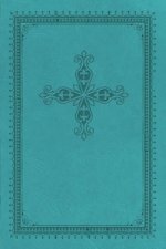 KJV, UltraSlim Bible, Imitation Leather, Turquoise, Red Letter Edition