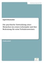 psychische Entwicklung eines Menschen im ersten Lebensjahr und ihre Bedeutung fur seine Verhaltensweisen