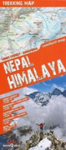 Comfort! map, Trekking Map Nepal Himalaya