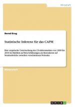 Statistische Inferenz fur das CAPM