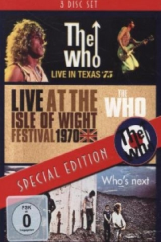 Live In Texas '75 / Live At The Isle Of Wight Festival 1970 / Who's Next, 3 DVDs (Special Edition)