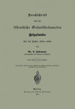 Denklchrift UEber Das OEffentliche Gesundheitswesen Helgolands Fur Die Jahre 1886-1889