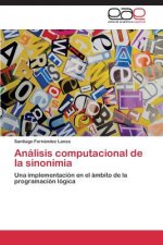 Analisis computacional de la sinonimia